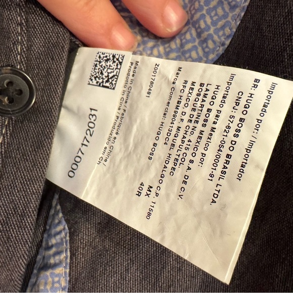 Boss Orange Gray Sport Jacket Size 40R - Picture 11 of 11